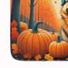 German Shepherd Fall Memory Foam Kitchen Mat Machine Washable Anti-Fatigue Mat Cushion Comfort Bath Mat or Kitchen Rug
